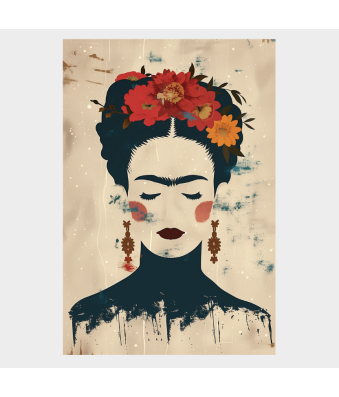 CUADRO MODERNO FRIDA EN SERENIDAD