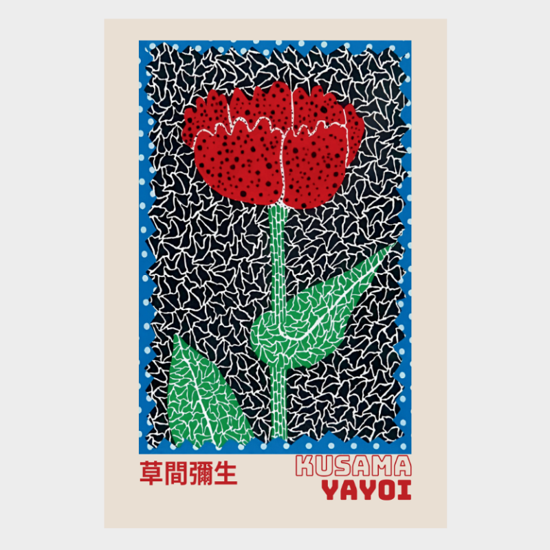 CUADRO DECORATIVO KUSAMA TULIPÁN