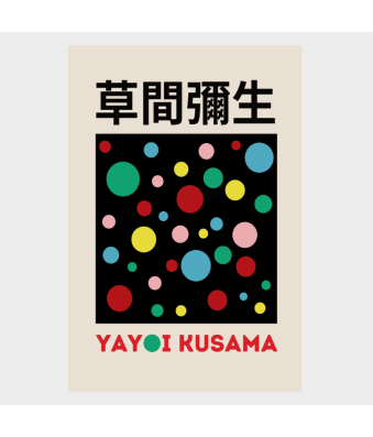 CUADRO DECORATIVO KUSAMA CÍRCULOS