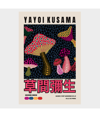 CUADRO MODERNO HONGOS KUSAMA