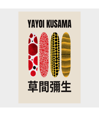 CUADRO MODERNO TABLAS DE SURF KUSAMA