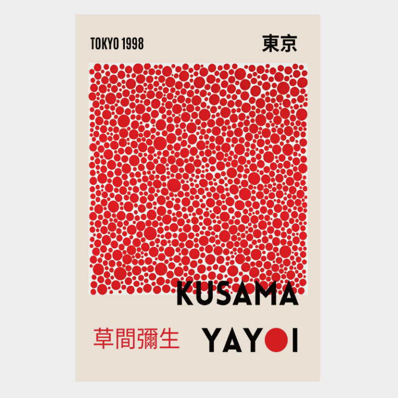 CUADRO MODERNO KUSAMA TOKYO 1998