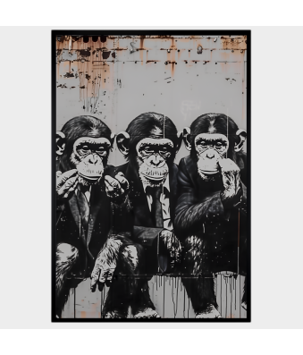 POSTER IMPRESO BANKSY LOS...