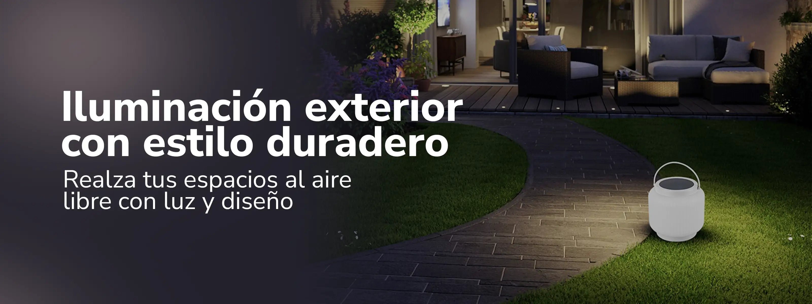 Lámparas de exterior modernas y solares - DekoArte