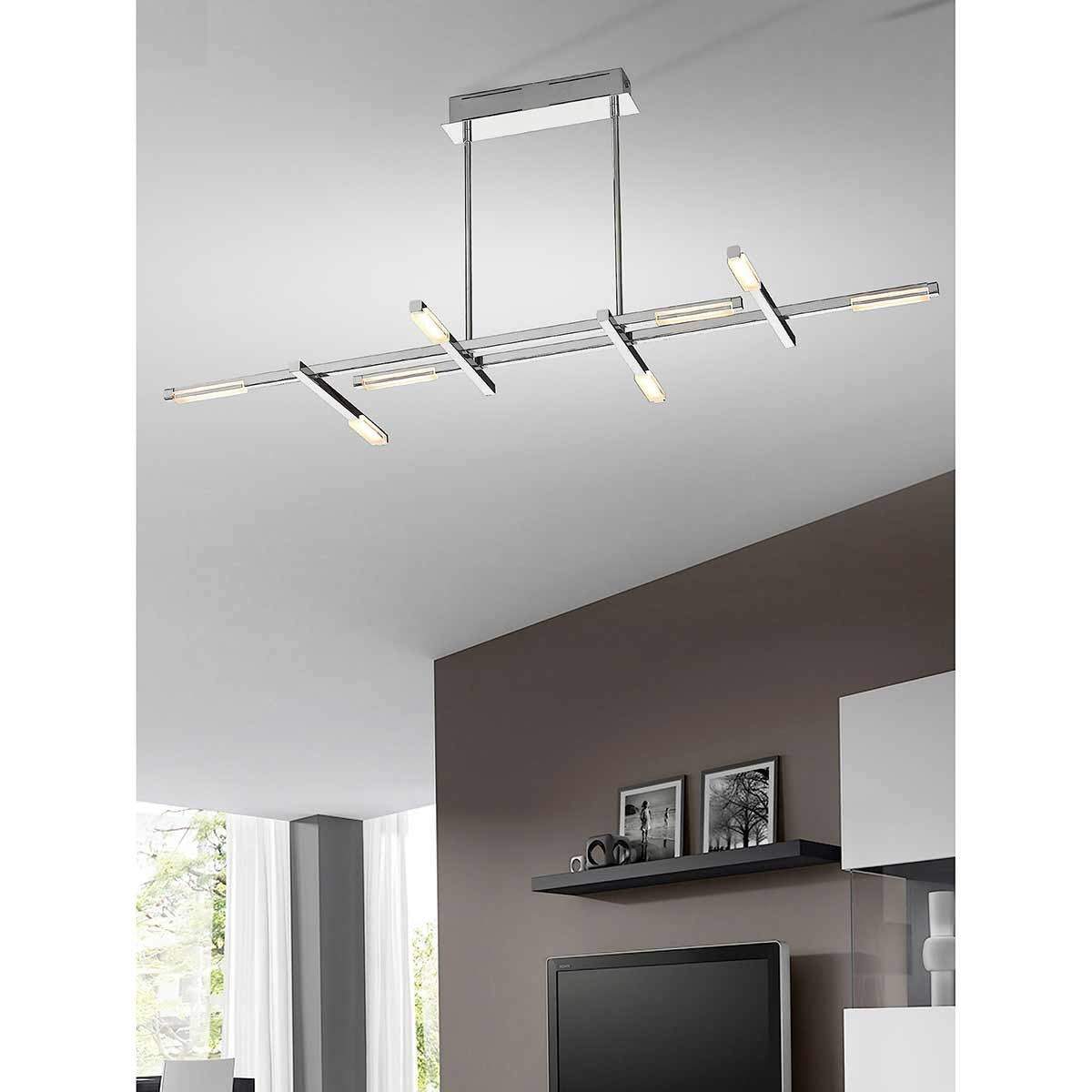 Lámpara Colgante Cristal, Estilo Esfera Farol, Colores Dorado y Ambar, A+