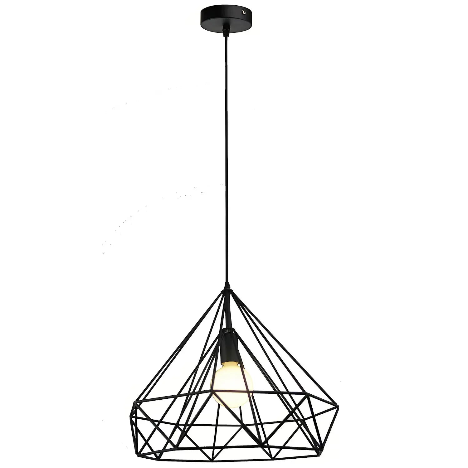 Lámpara de techo industrial de 1 luz | Diseño Único