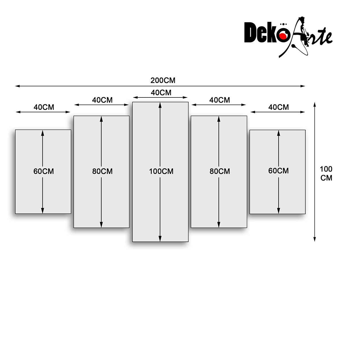 Cuadro Árbol Cuatro Estaciones - Tríptico Decorativo Moderno