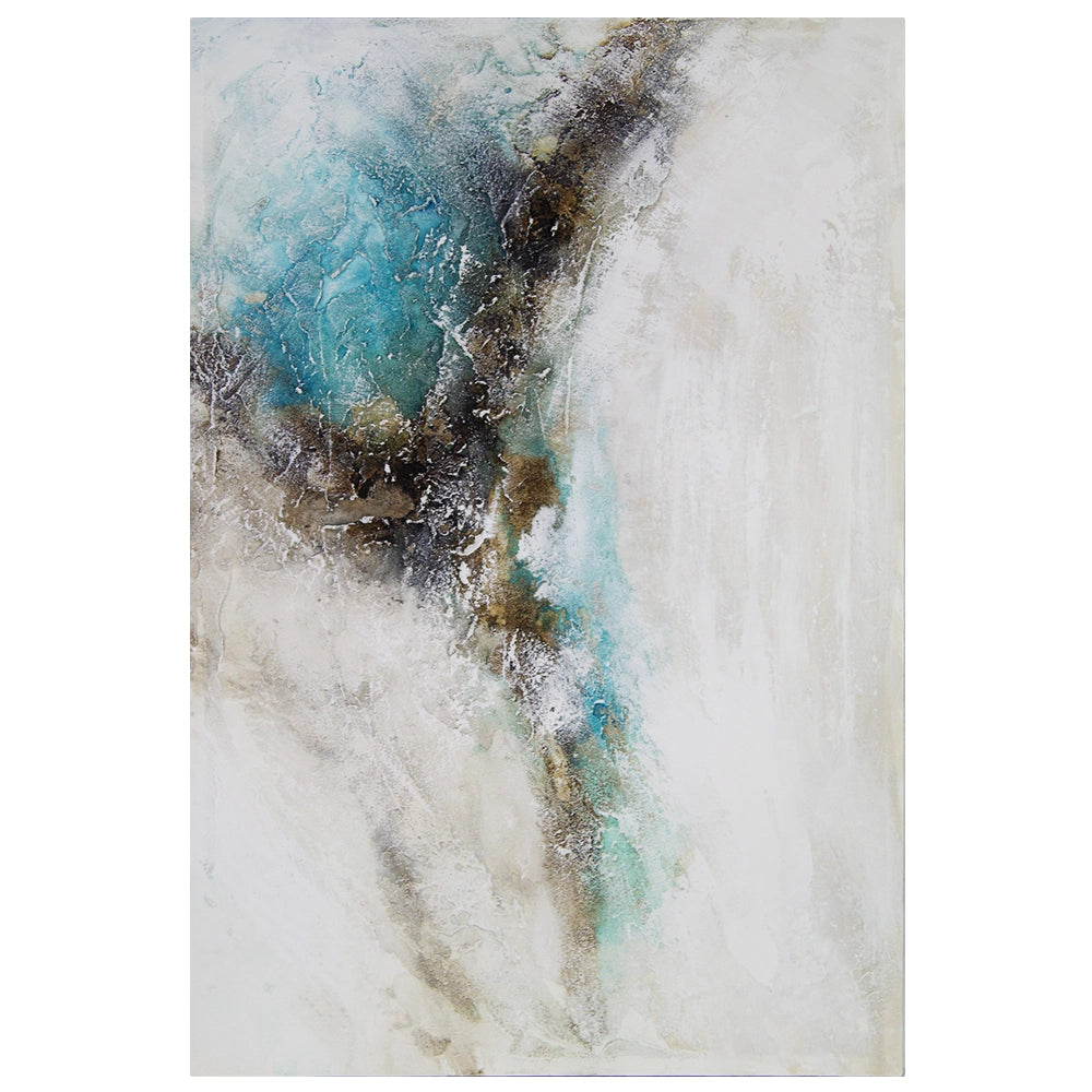 Cuadro acrílico original pintado a mano con textura natural