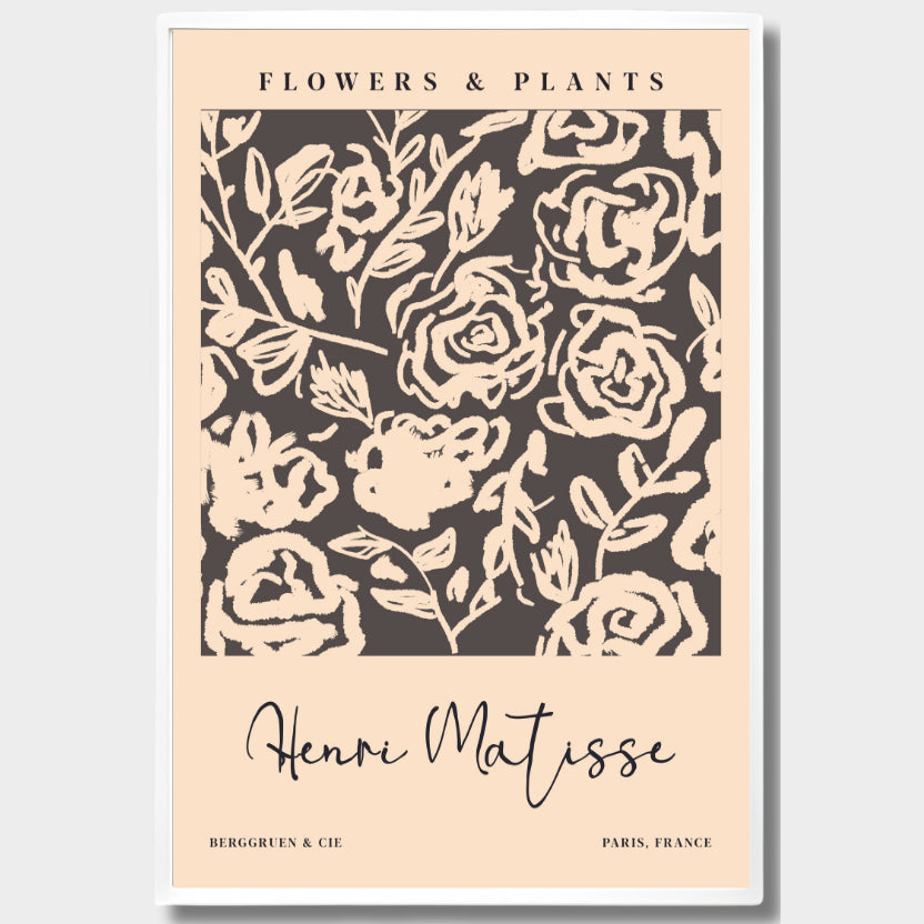 CUADRO MODERNO FLORES Y PLANTAS DE MATISSE