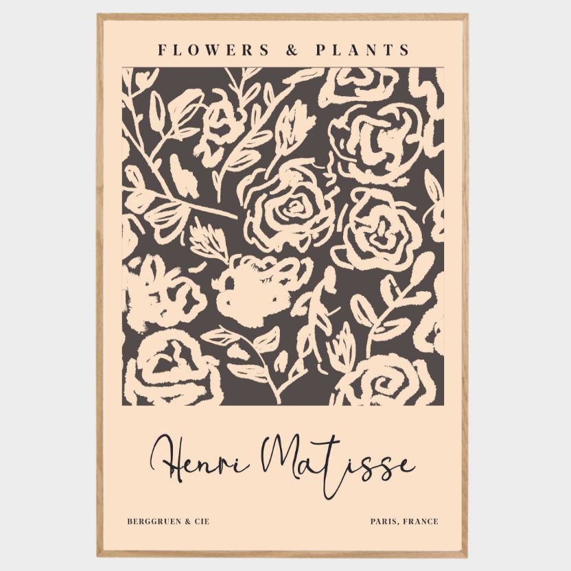 CUADRO MODERNO FLORES Y PLANTAS DE MATISSE