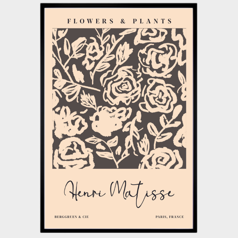 CUADRO MODERNO FLORES Y PLANTAS DE MATISSE