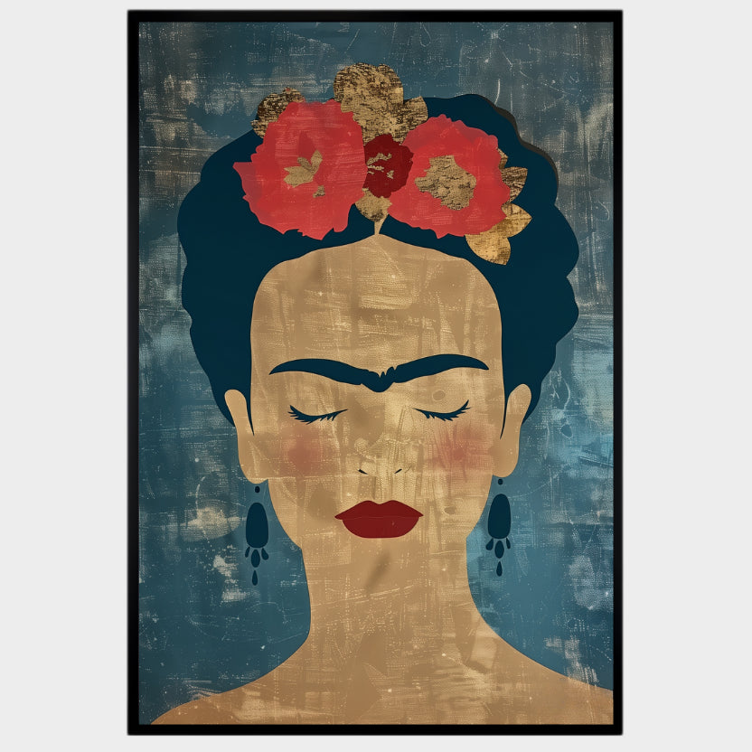 CUADRO MODERNO FRIDA CONTEMPLATIVA