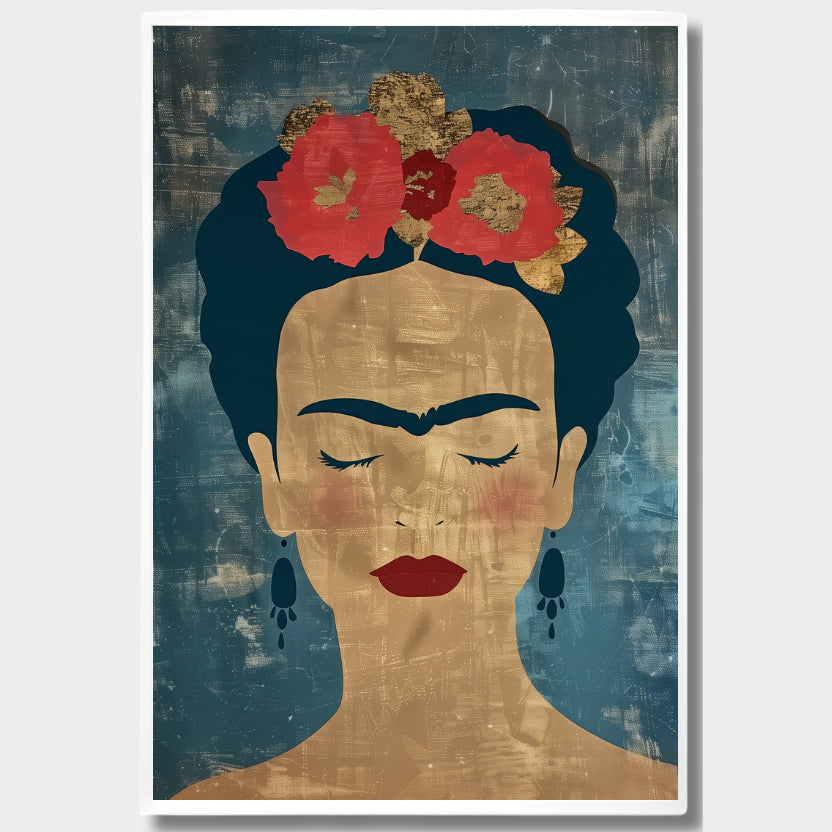 CUADRO MODERNO FRIDA CONTEMPLATIVA