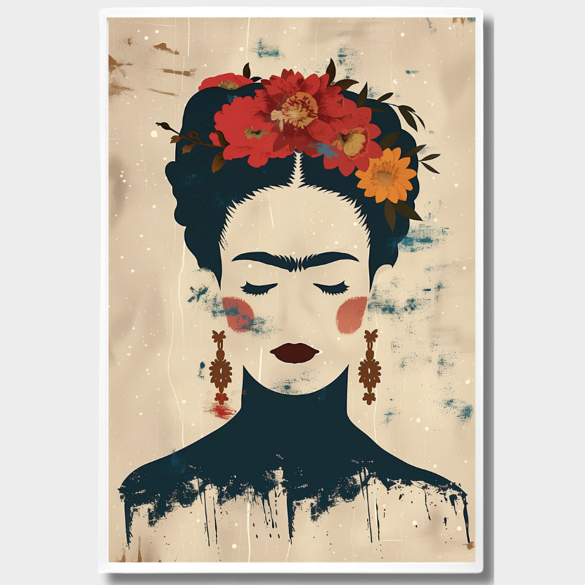 CUADRO MODERNO FRIDA EN SERENIDAD