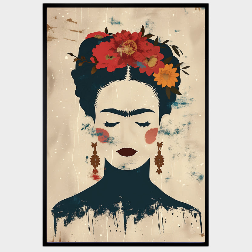 CUADRO MODERNO FRIDA EN SERENIDAD