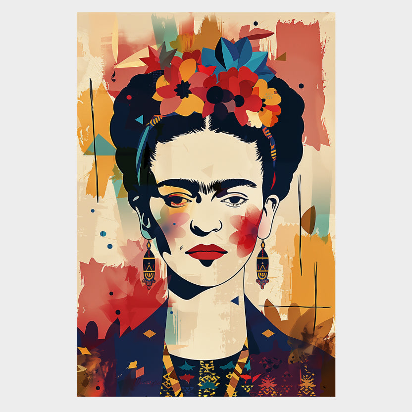 CUADRO MODERNO FRIDA VIBRANTE