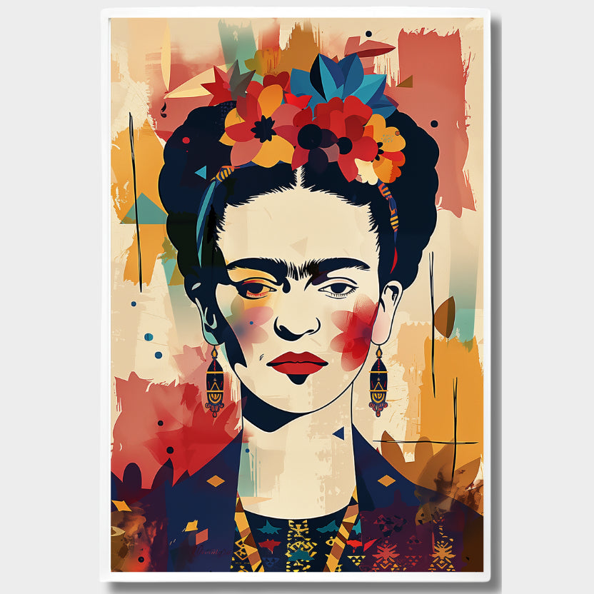 CUADRO MODERNO FRIDA VIBRANTE