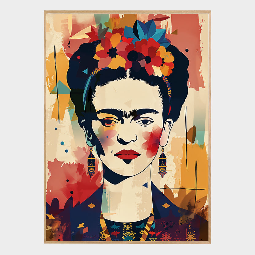 CUADRO MODERNO FRIDA VIBRANTE