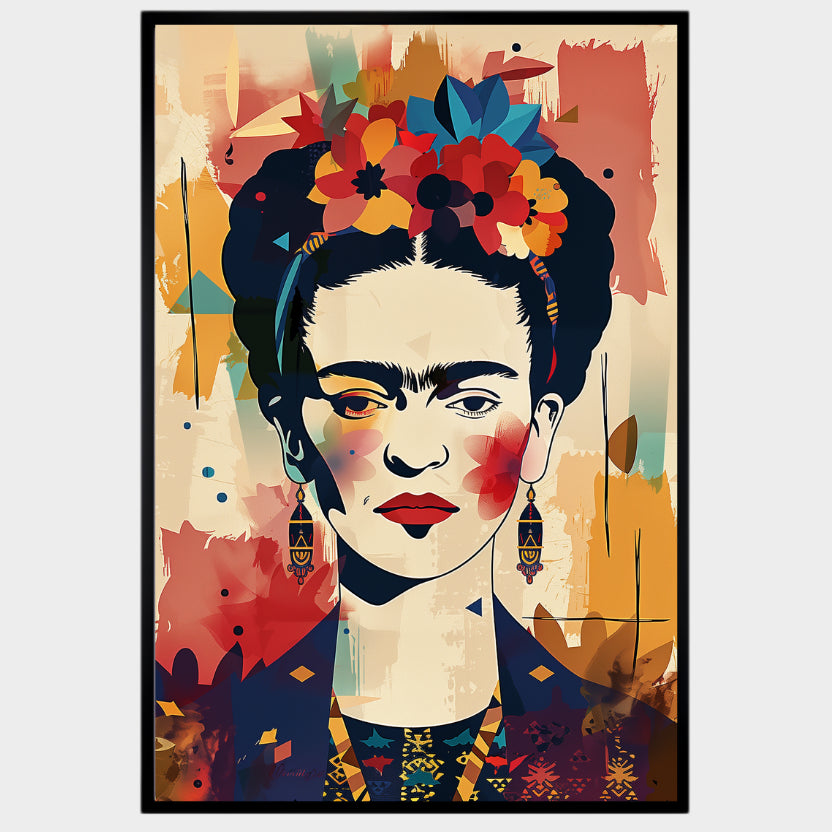 CUADRO MODERNO FRIDA VIBRANTE