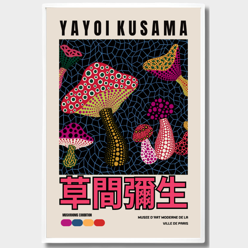 CUADRO MODERNO HONGOS KUSAMA