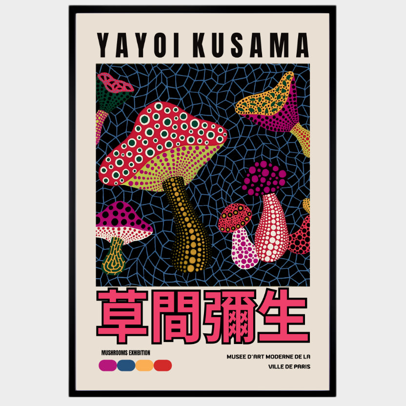 CUADRO MODERNO HONGOS KUSAMA