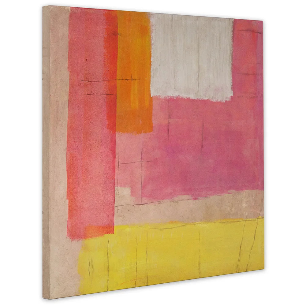 Cuadros alegres abstractos | Pintado a mano