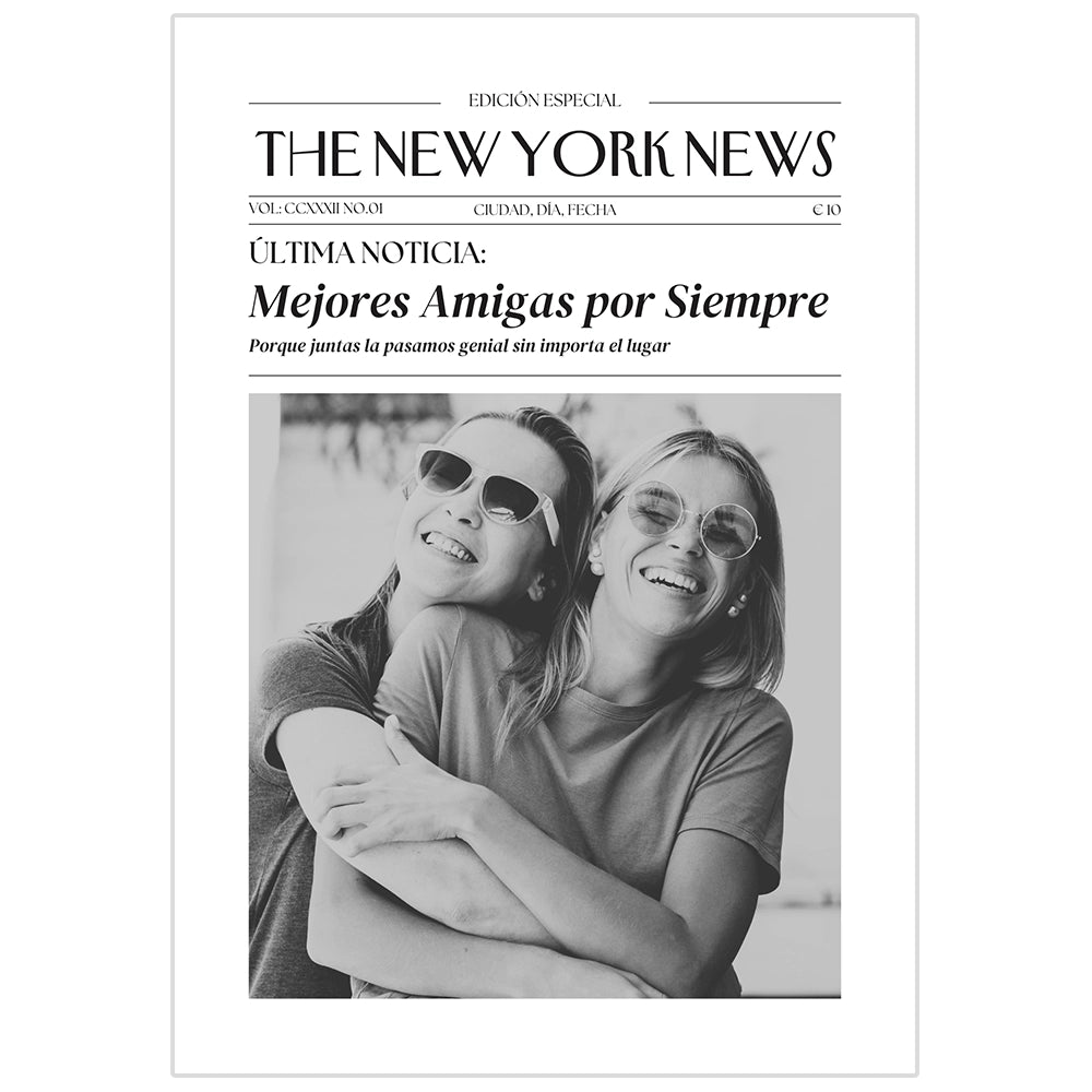 Cuadros personalizados con fotos para mejores amigas