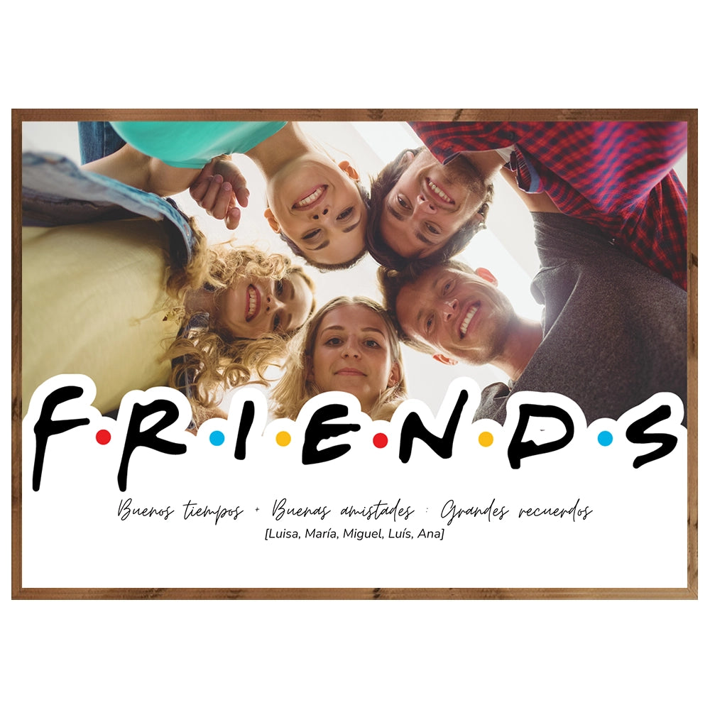 Cuadro personalizado para grupos de amigos