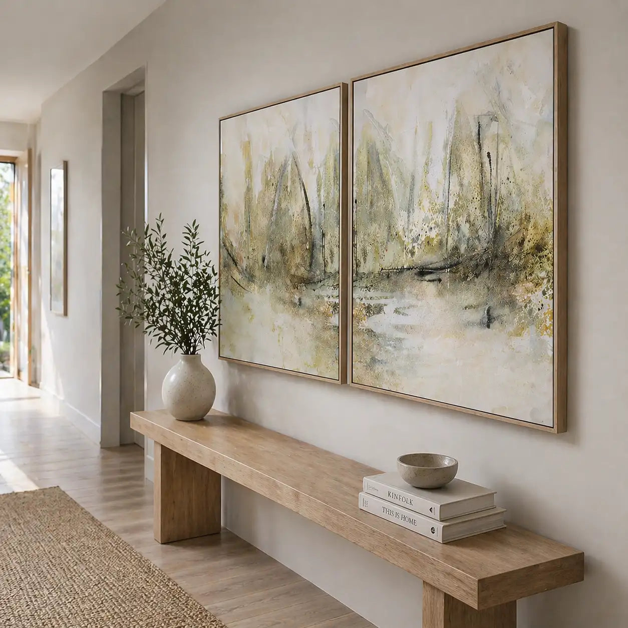 Cuadro abstracto pintado a mano en acrílico | Arte moderno