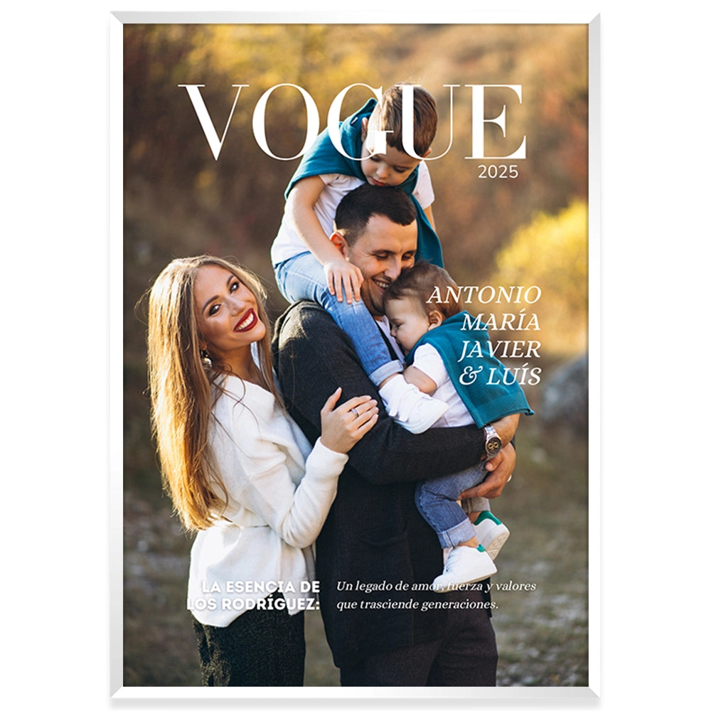 Cuadro personalizado con fotos para familia