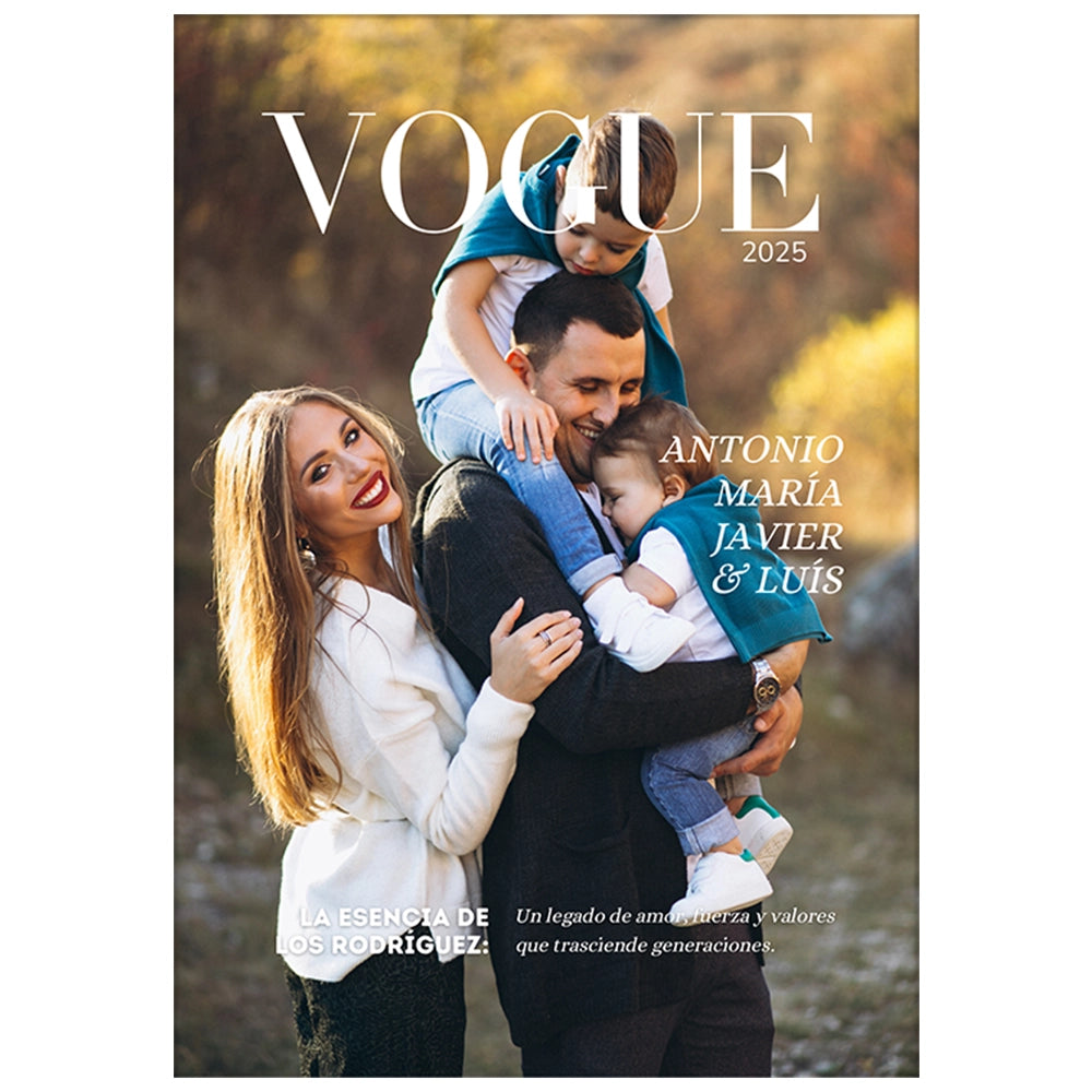 Cuadro personalizado con fotos para familia