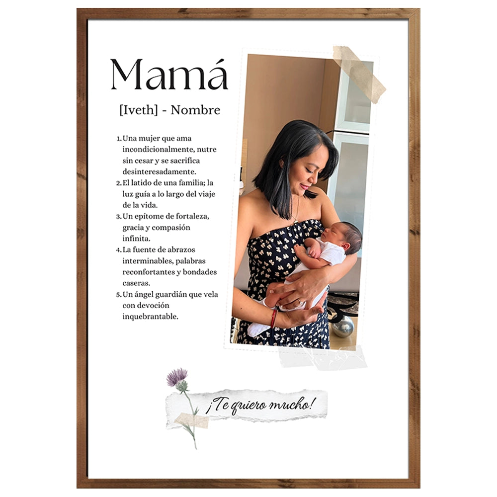 Cuadro personalizado con fotos para regalar