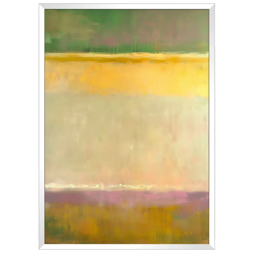 Obras de arte abstracto | Amarillo y verde