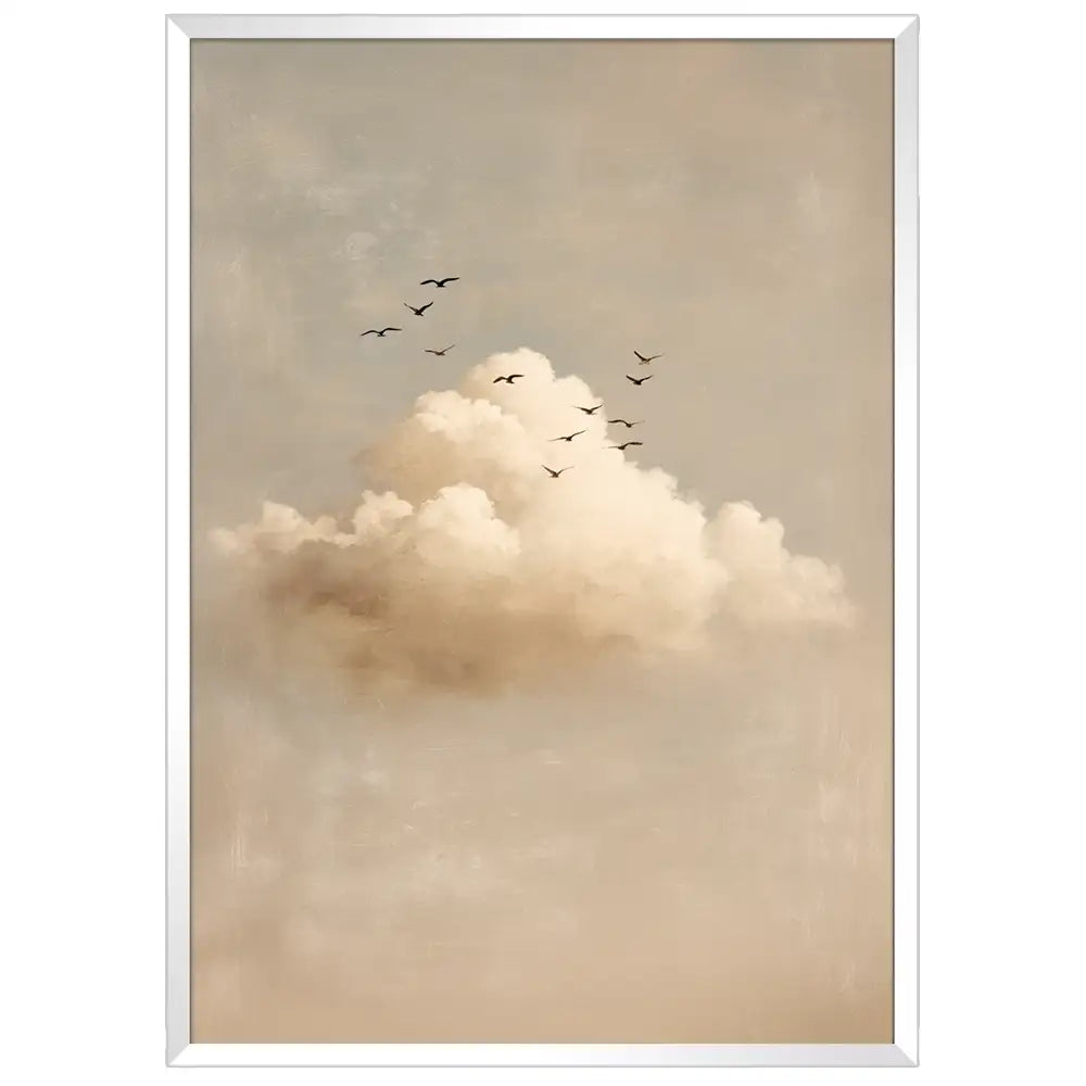 Cuadros minimalistas de paisajes | Tonos cálidos