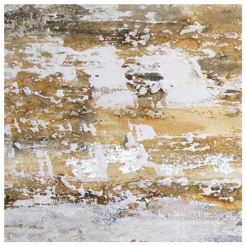 Cuadro abstracto moderno pintado a mano en acrílico