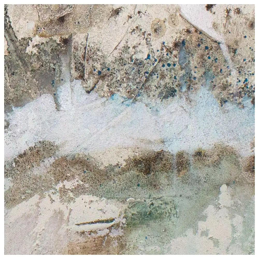 Cuadro abstracto pintado a mano con textura oceánica