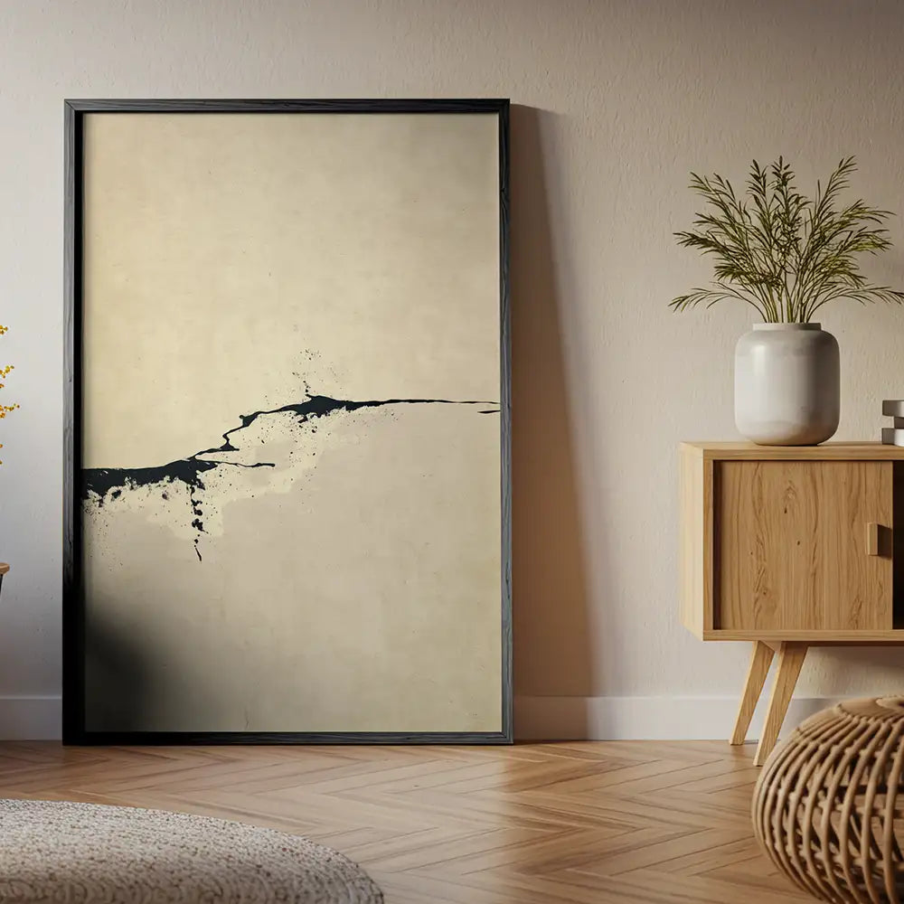 Cuadro de arte minimalista | Tinta japonesa