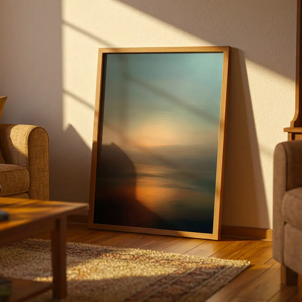 Láminas enmarcadas del atardecer | Tonos profundos