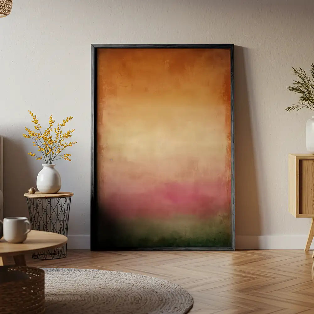 Cuadros abstractos grandes | Cálido y Minimalista