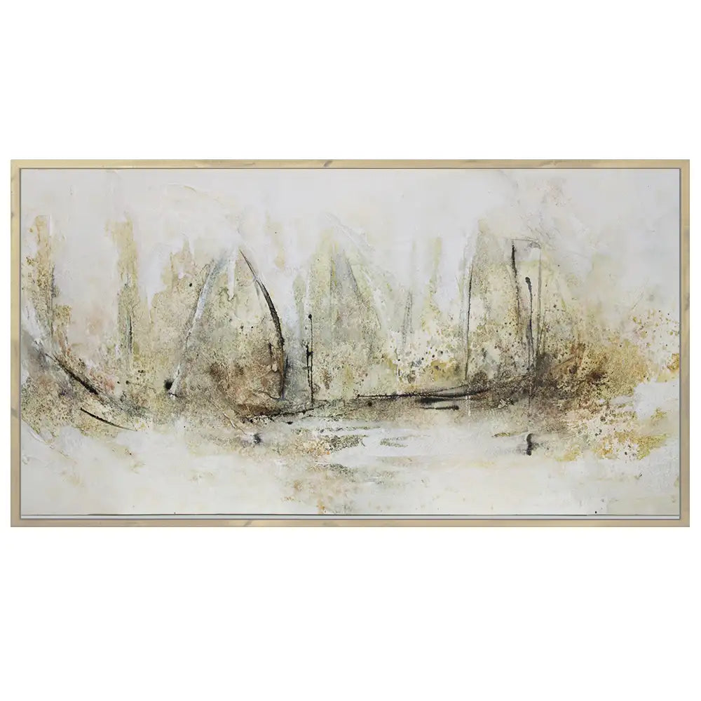 Cuadro abstracto pintado a mano en acrílico | Arte moderno