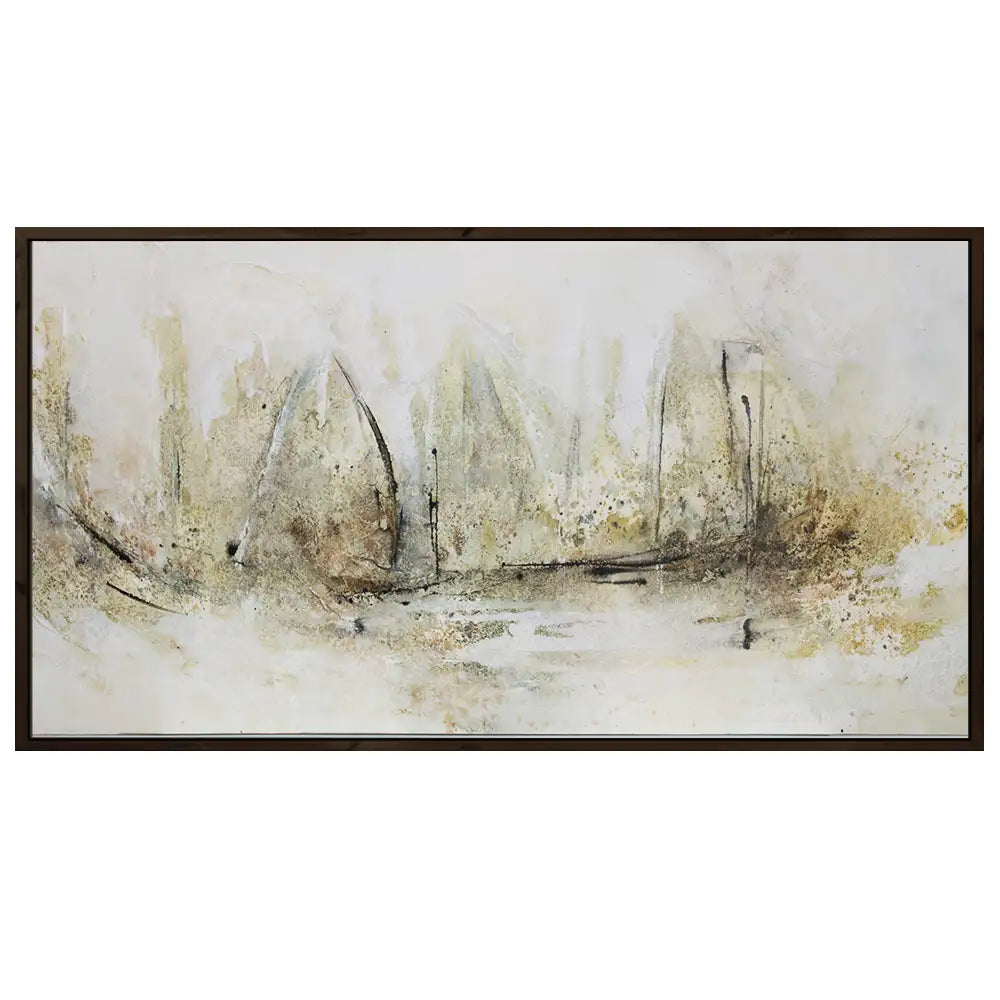 Cuadro abstracto pintado a mano en acrílico | Arte moderno