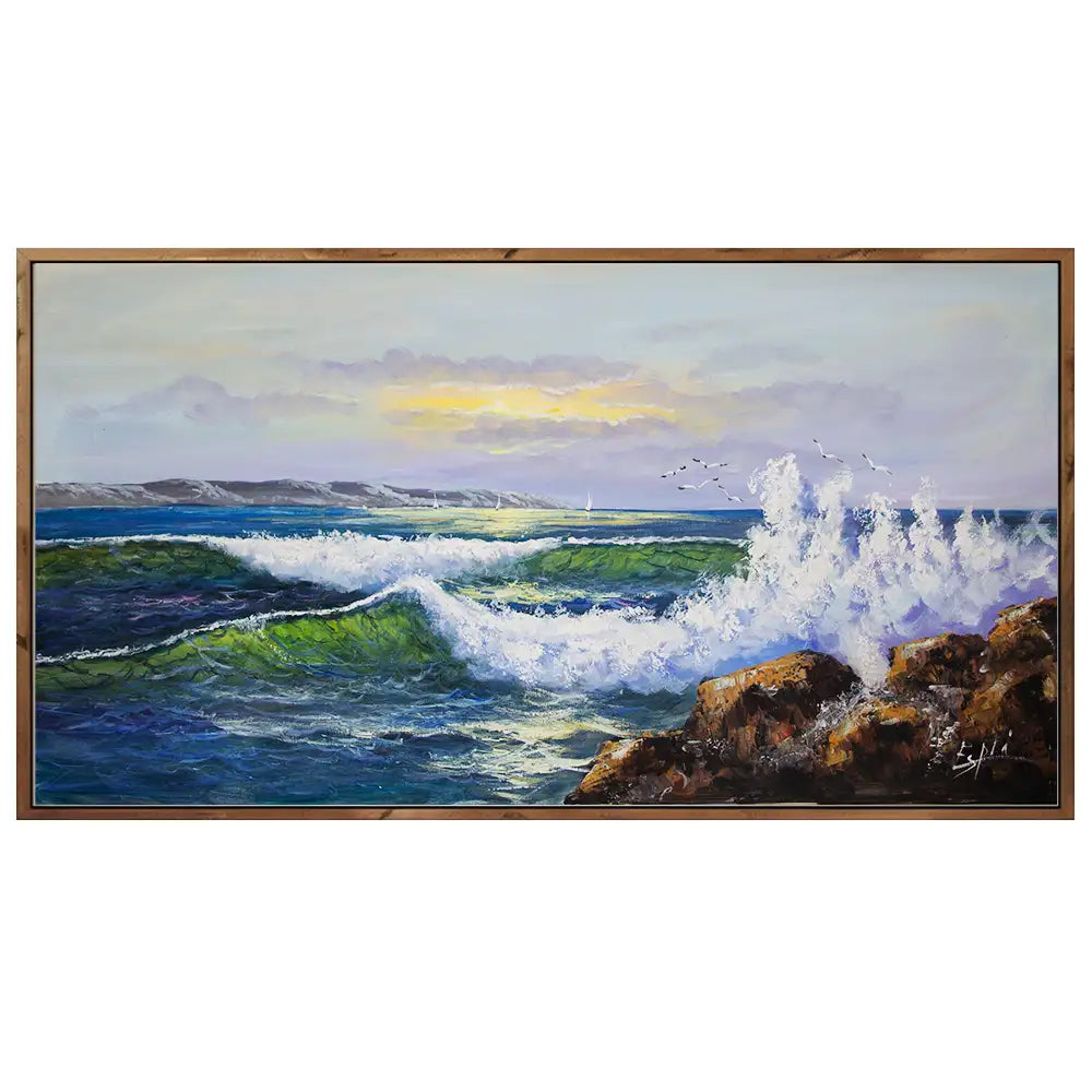 cuadros de olas de mar
