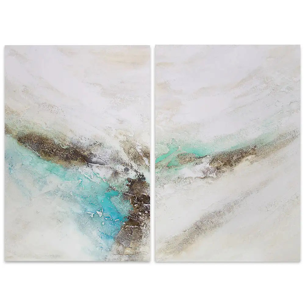 Cuadro acrílico original pintado a mano con textura natural