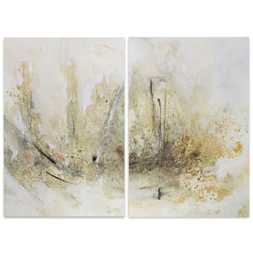 Cuadro abstracto pintado a mano en acrílico | Arte moderno