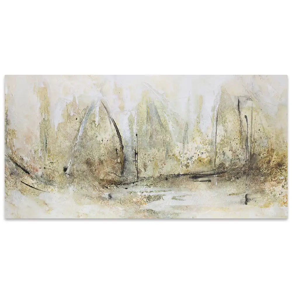 Cuadro abstracto pintado a mano en acrílico | Arte moderno