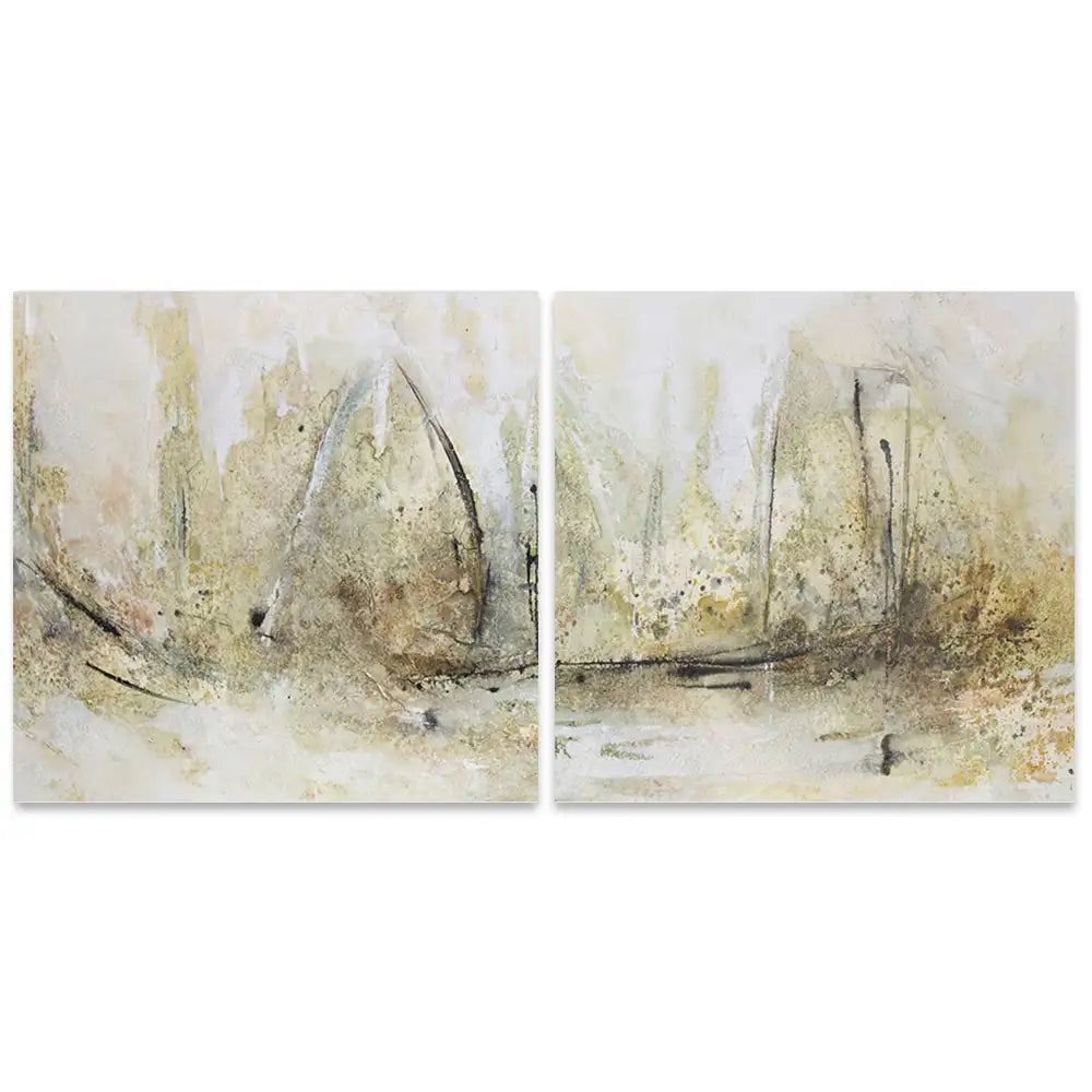 Cuadro abstracto pintado a mano en acrílico | Arte moderno