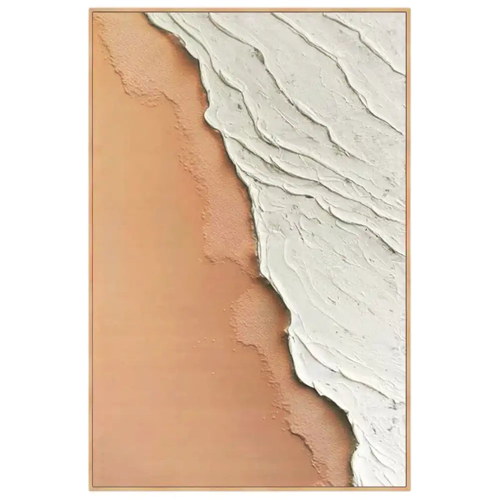Cuadro en relieve con marco de madera