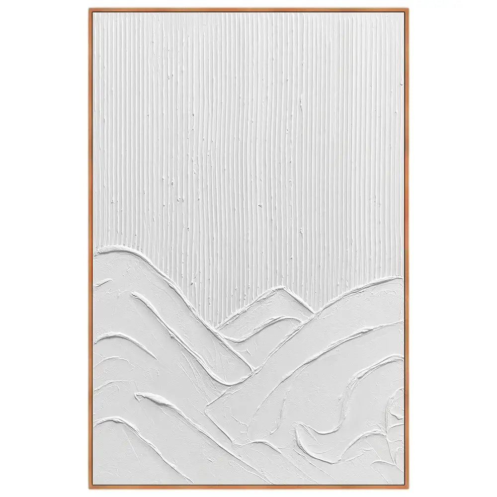 Cuadro en relieve con marco de madera