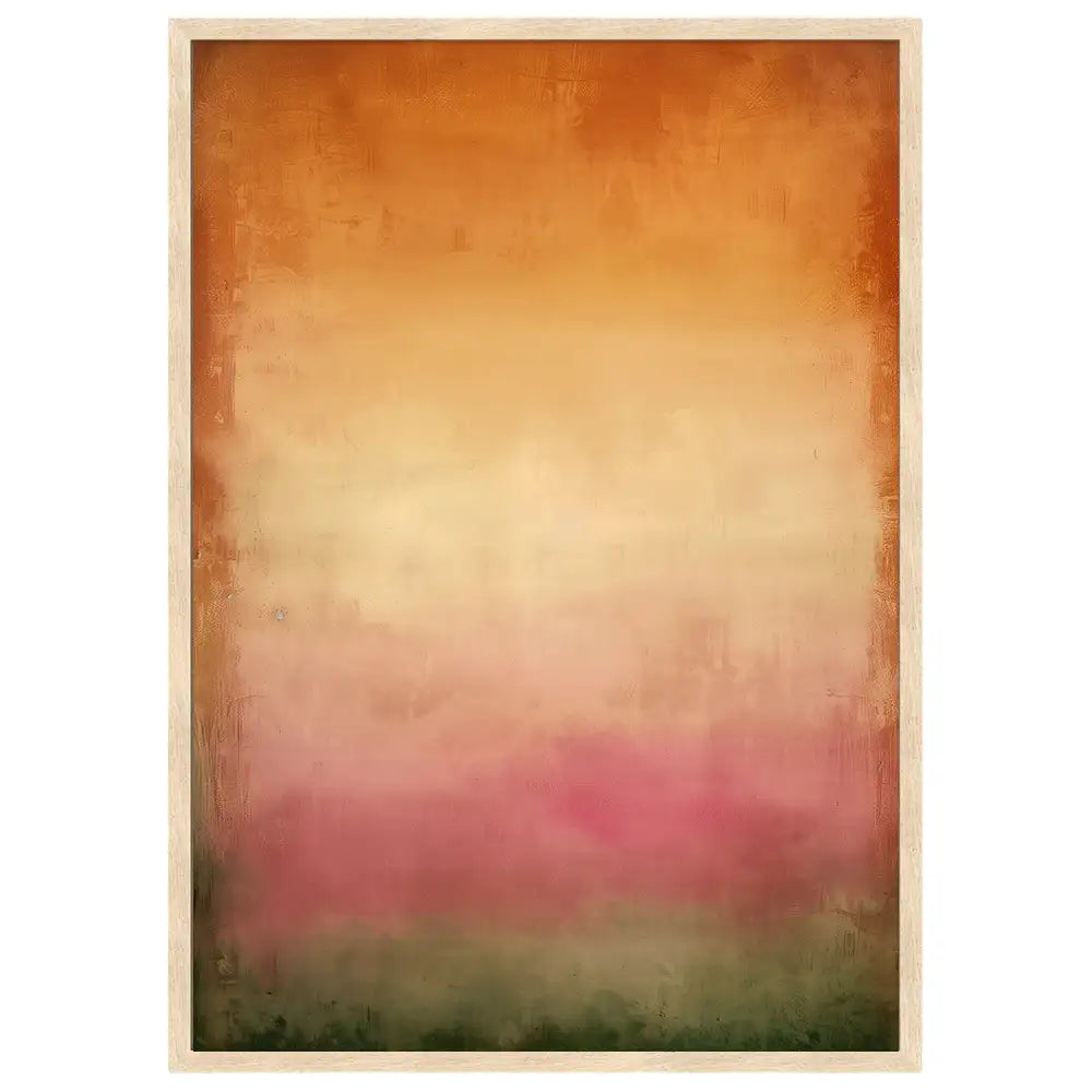 Cuadros abstractos grandes | Cálido y Minimalista