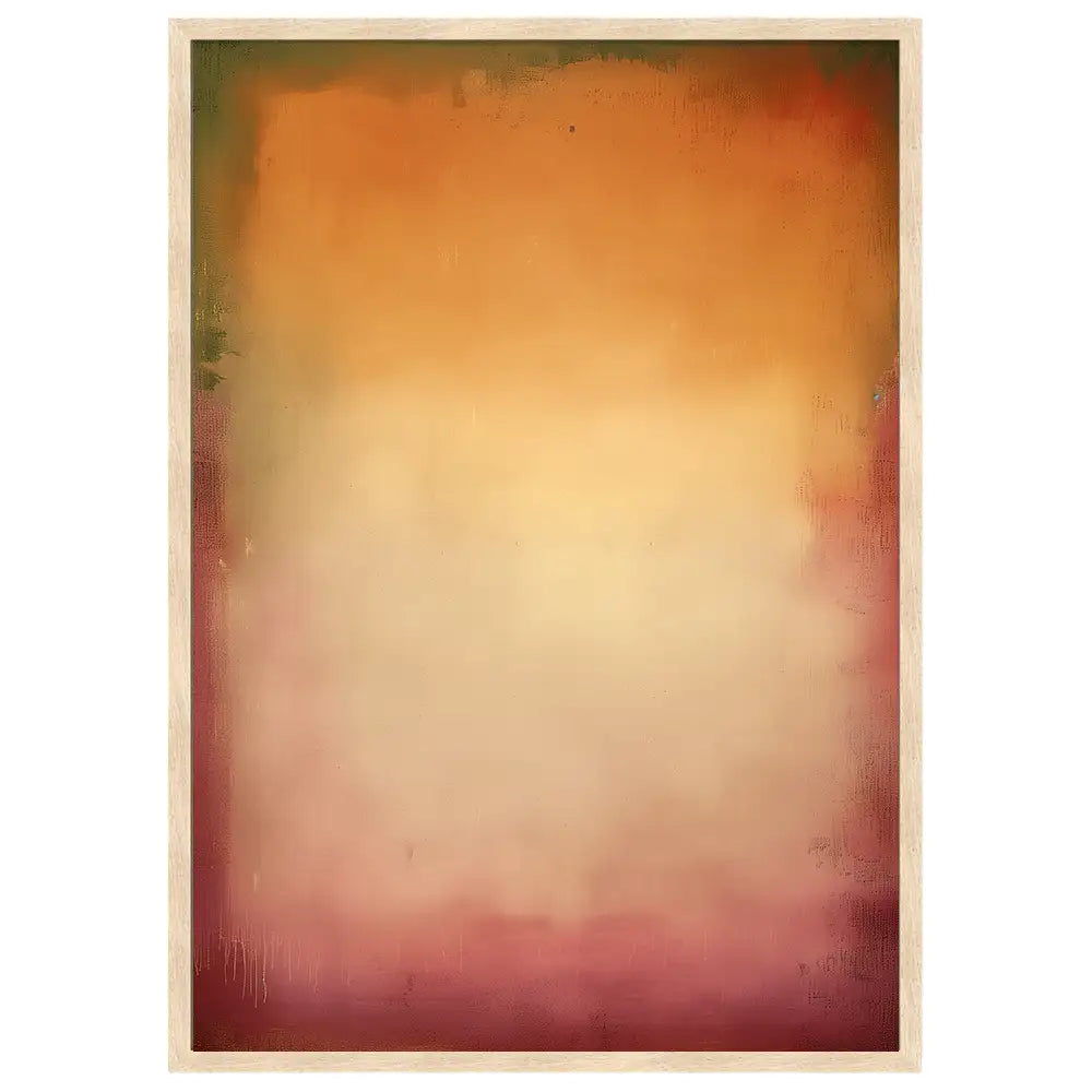 Pintura abstracta moderna | Cálido y Minimalista